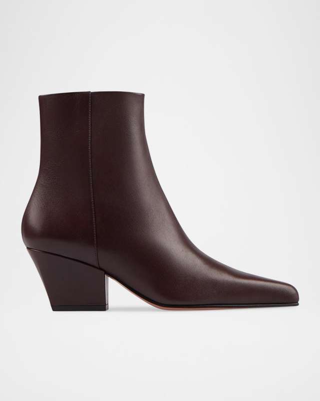 Jane Leather Ankle Boots